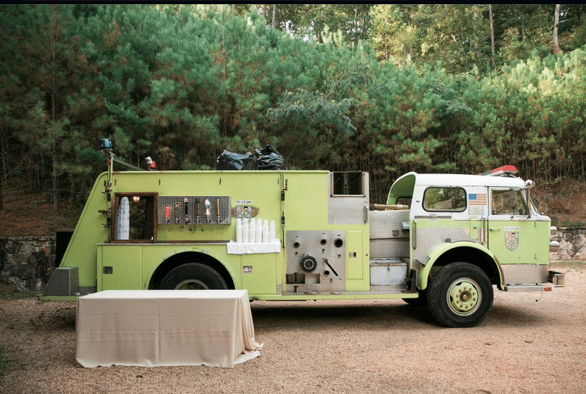 J. Clyde Fire Truck Swann Lake Stables