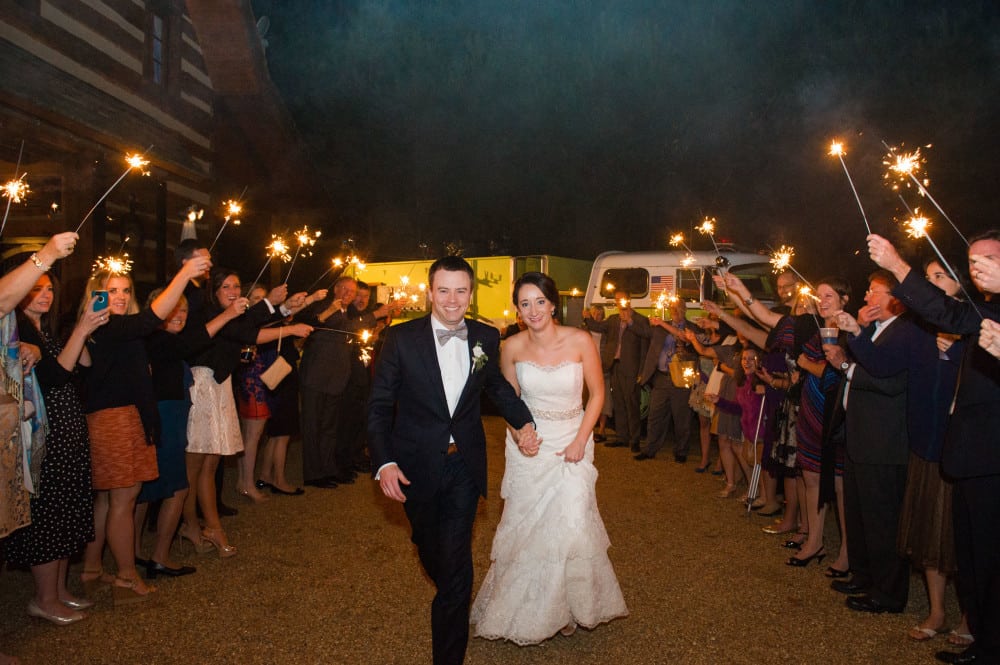 Wedding Sparklers Spindle Photography